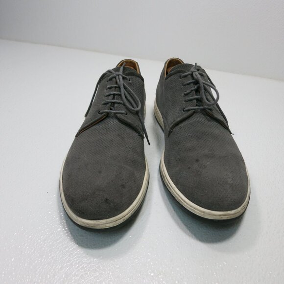 Giorgio Armani Suede Leather Rubber Sole Comfort Dress Oxfords Men\'s Footwear 10